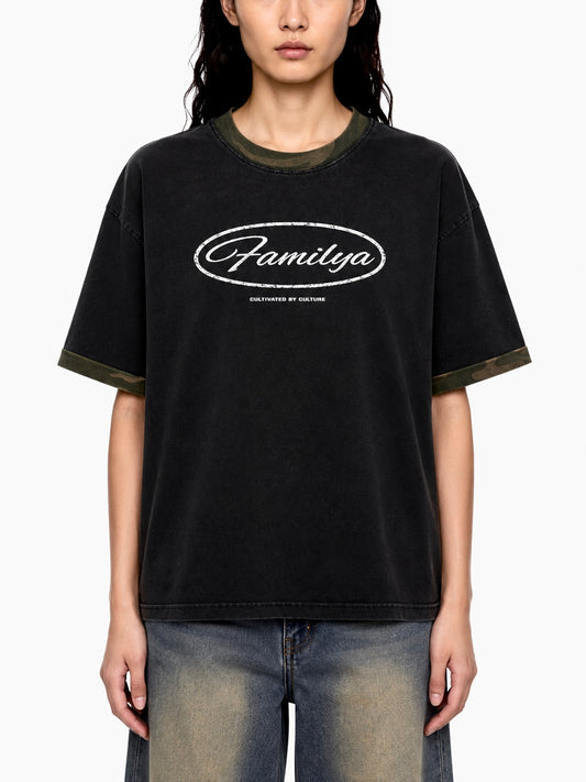 CAMO LOGO TEE
